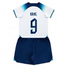 England Harry Kane #9 Hjemmedraktsett Barn VM 2022 Kortermet (+ korte bukser)